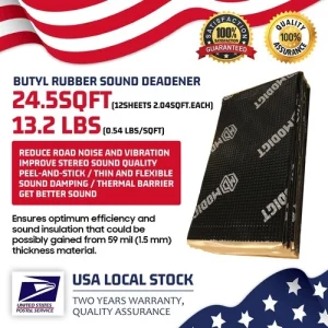 Car Sound Deadening Mat Butyl Automotive Sound Deadener Audio Self-Adhesive